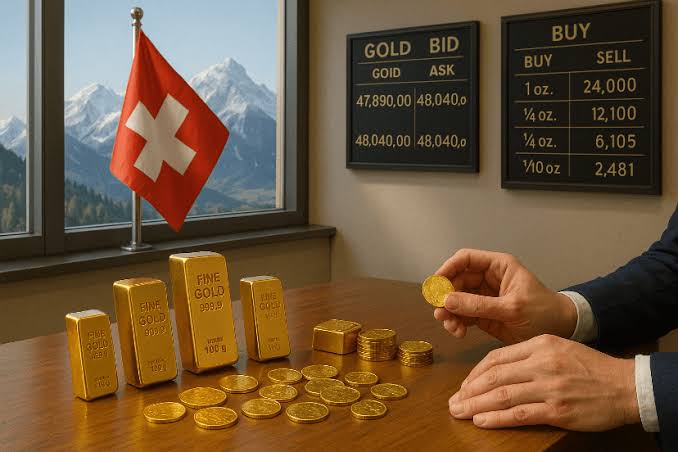Gold Price in Swiss Francs